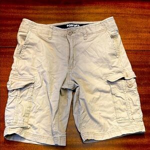 Sonoma Tan Cargo Shorts Classic Style